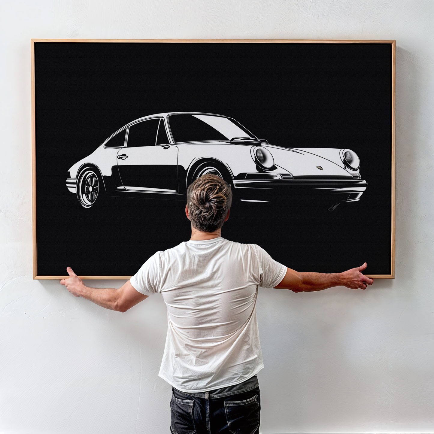 PORSCHE CAR WALL ART