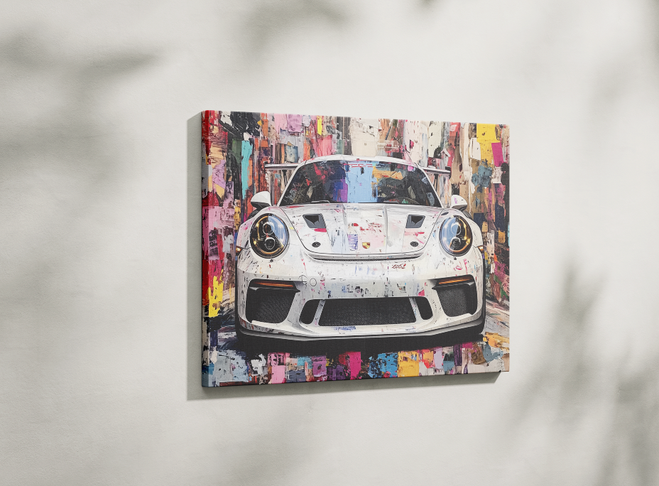 PORSCHE CAR WALL ART