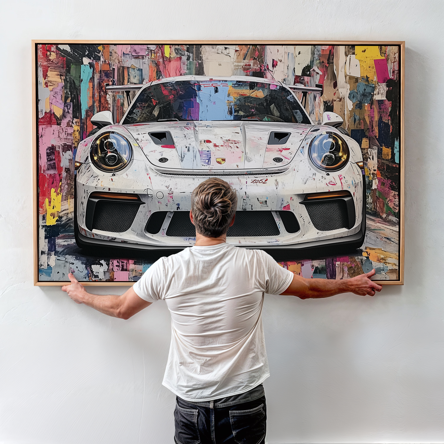 PORSCHE CAR WALL ART