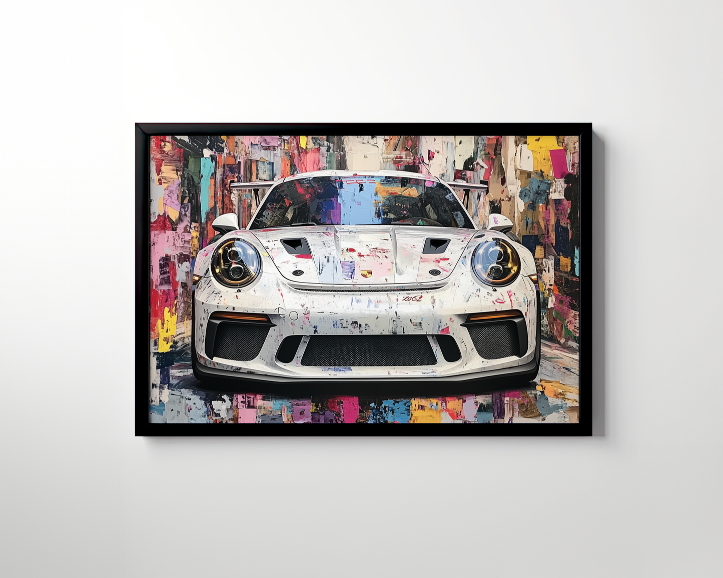 PORSCHE CAR WALL ART