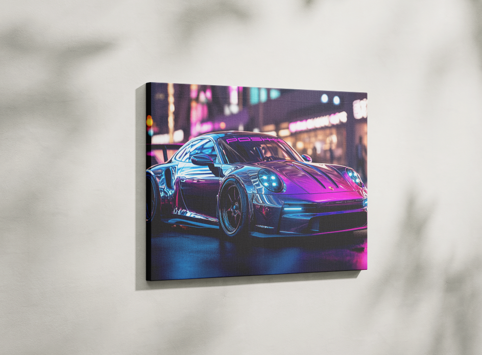 PORSCHE CAR WALL ART