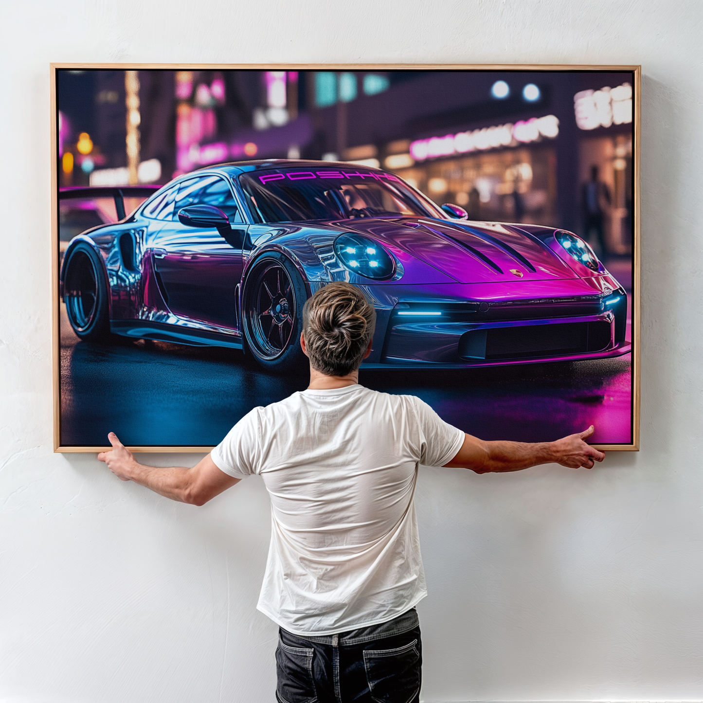 PORSCHE CAR WALL ART