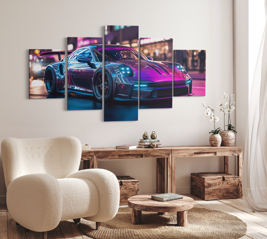 PORSCHE CAR WALL ART