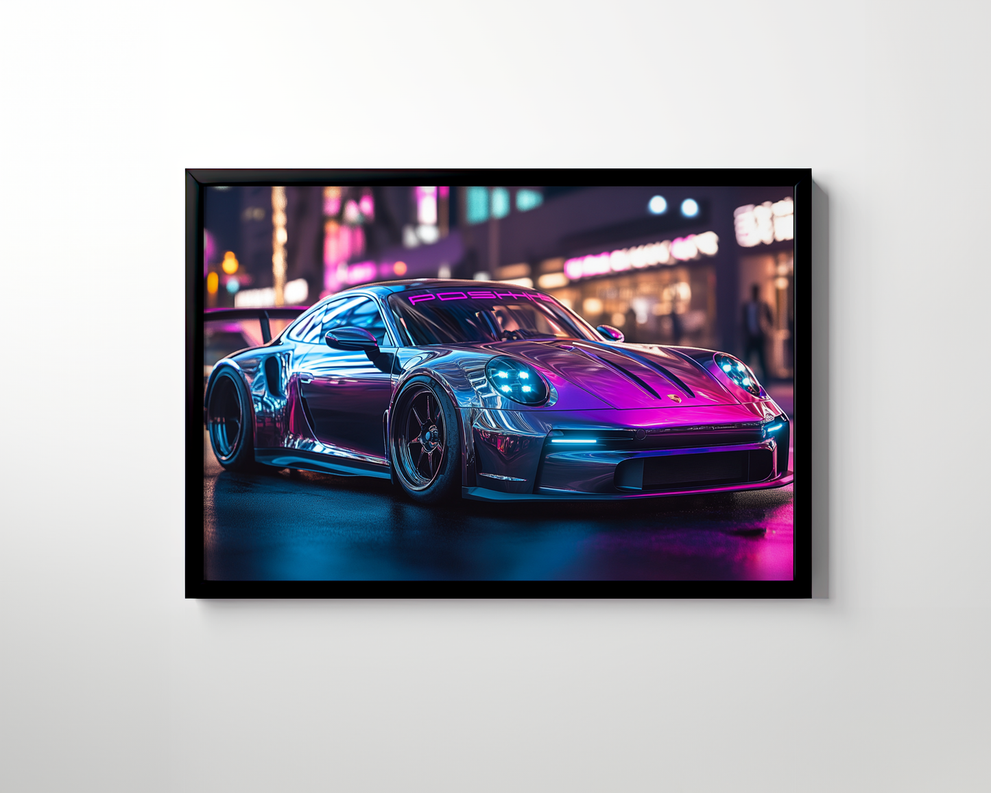 PORSCHE CAR WALL ART