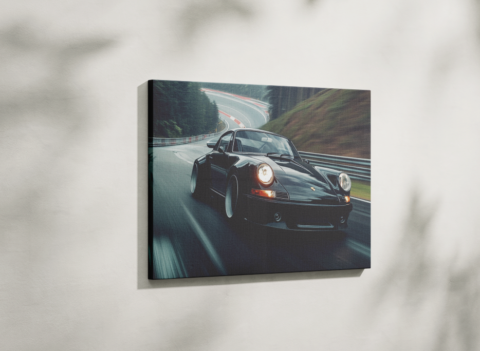 PORSCHE CAR WALL ART