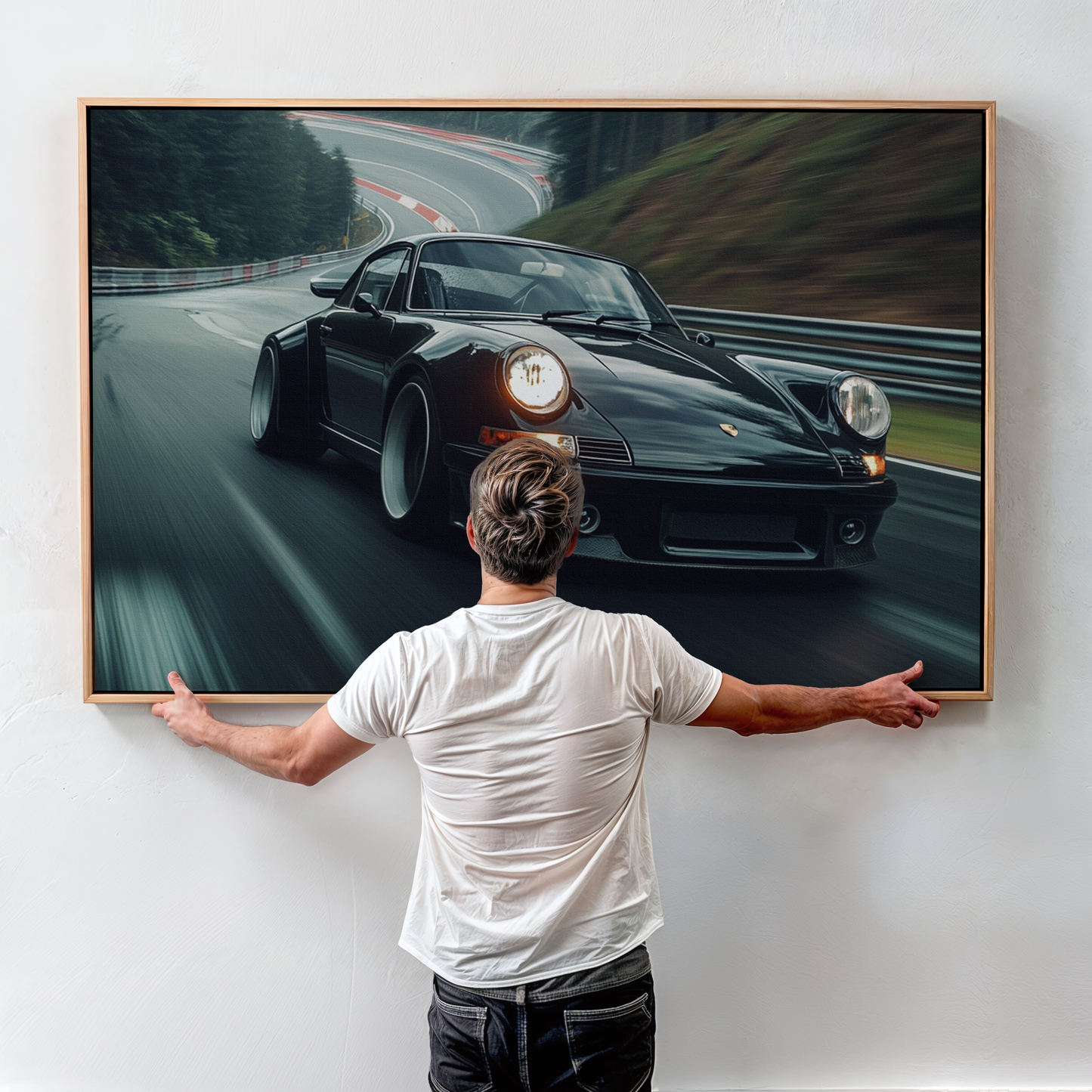 PORSCHE CAR WALL ART