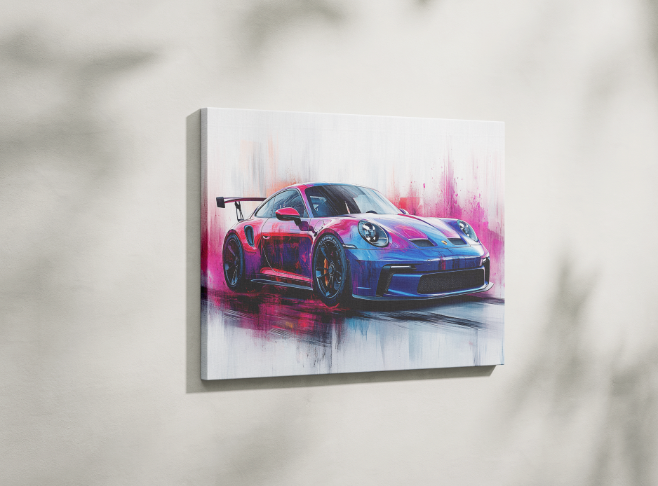 PORSCHE CAR WALL ART