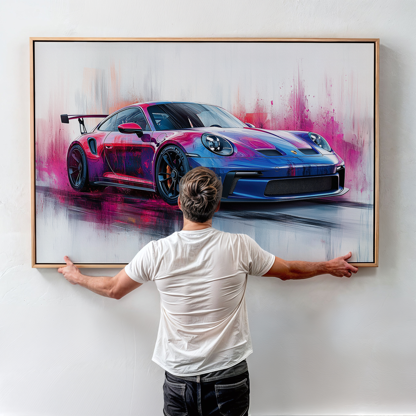 PORSCHE CAR WALL ART