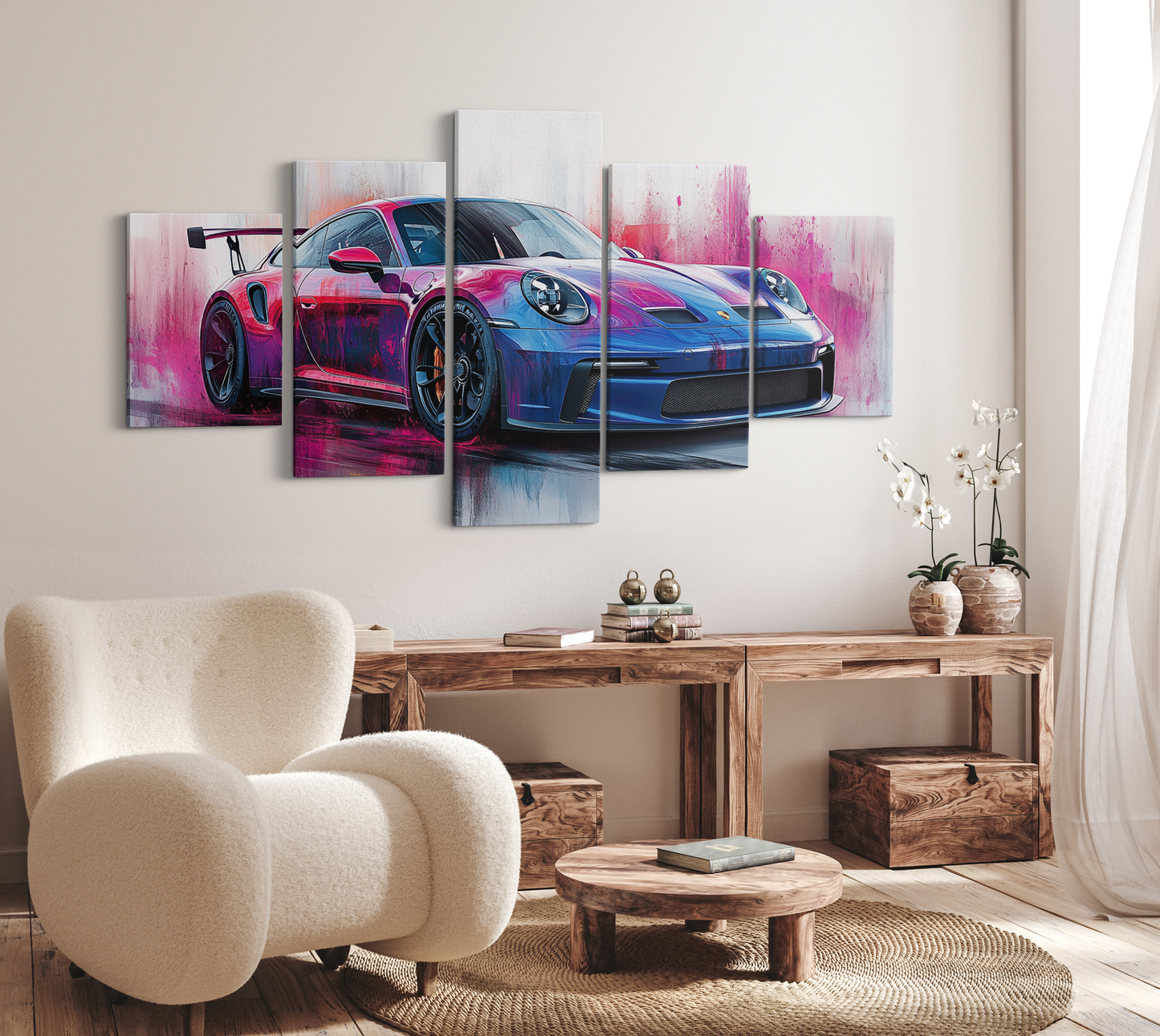 PORSCHE CAR WALL ART