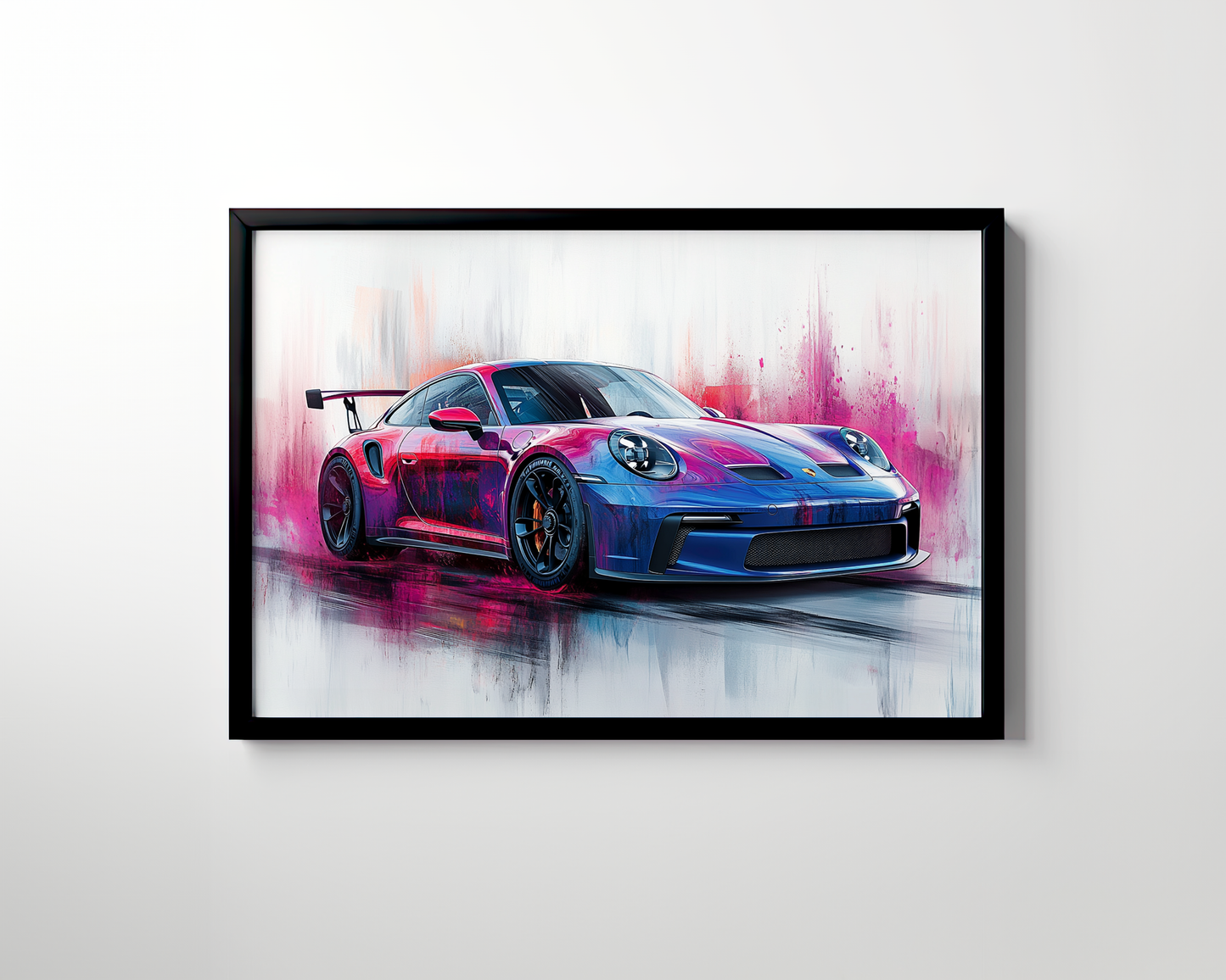 PORSCHE CAR WALL ART