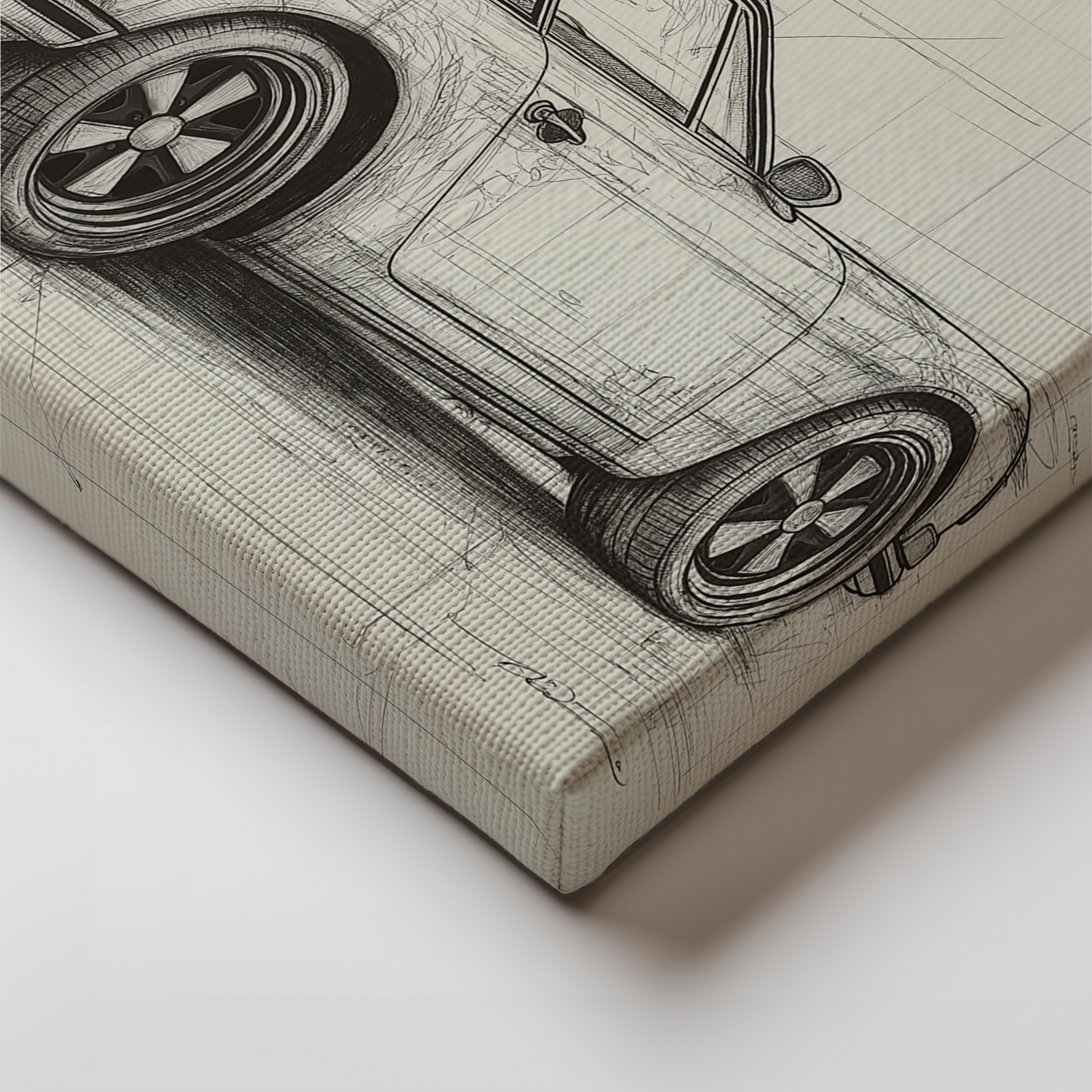 PORSCHE CAR WALL ART