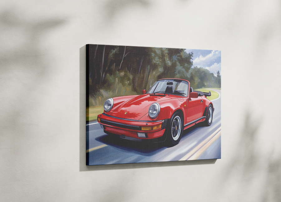 PORSCHE CAR WALL ART