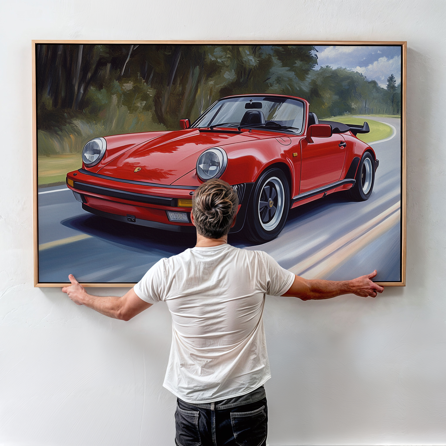 PORSCHE CAR WALL ART