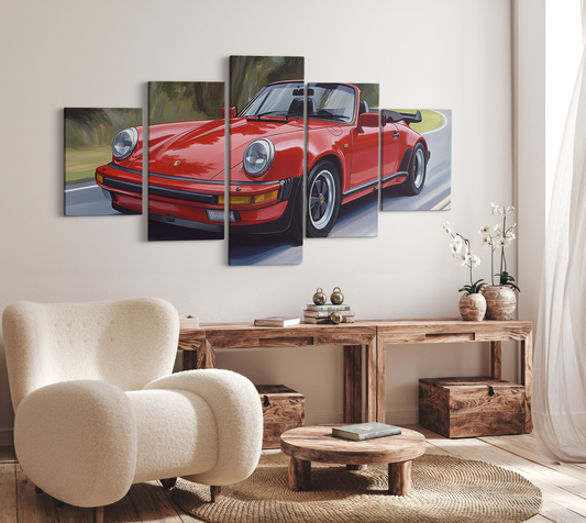 PORSCHE CAR WALL ART