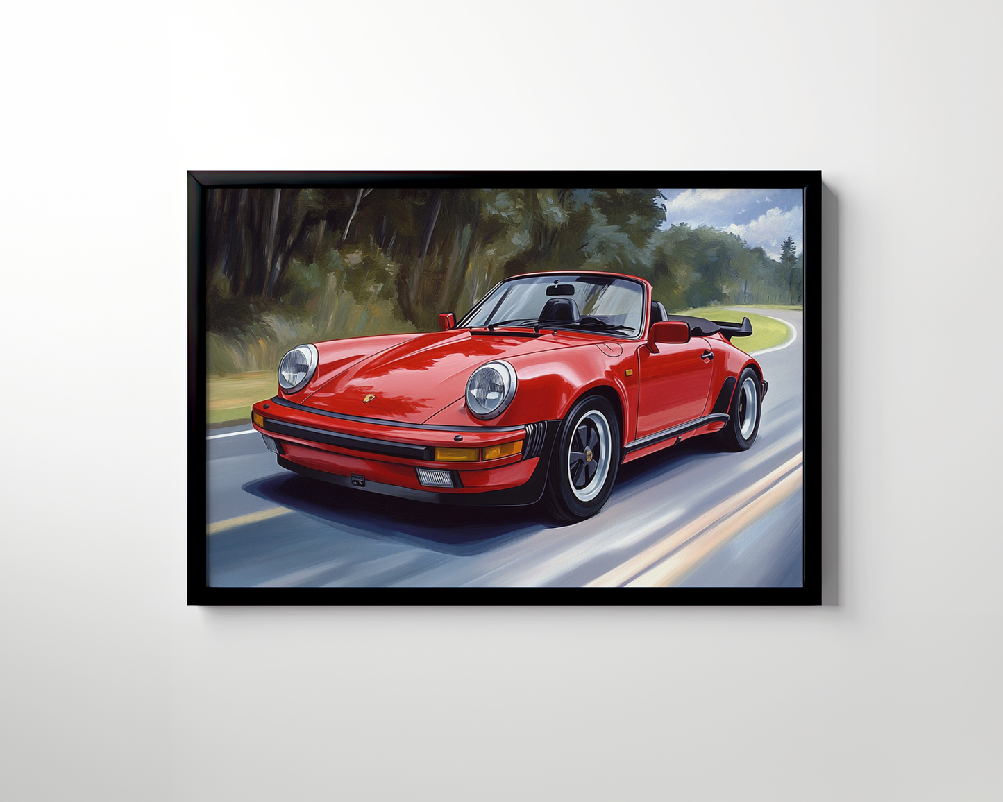 PORSCHE CAR WALL ART