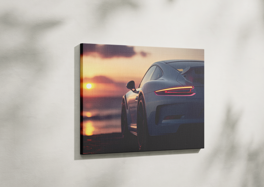 PORSCHE CAR WALL ART