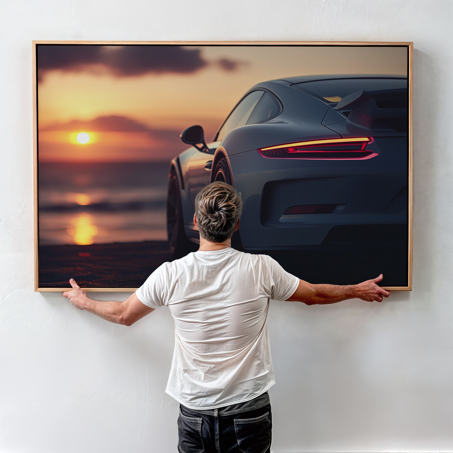 PORSCHE CAR WALL ART