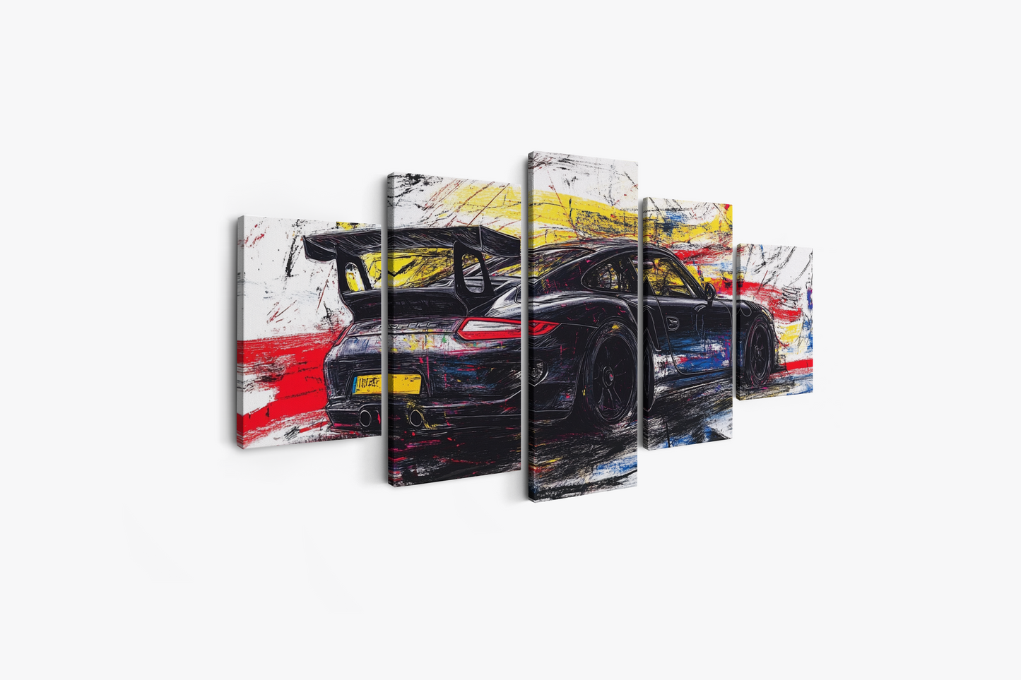 PORSCHE CAR WALL ART