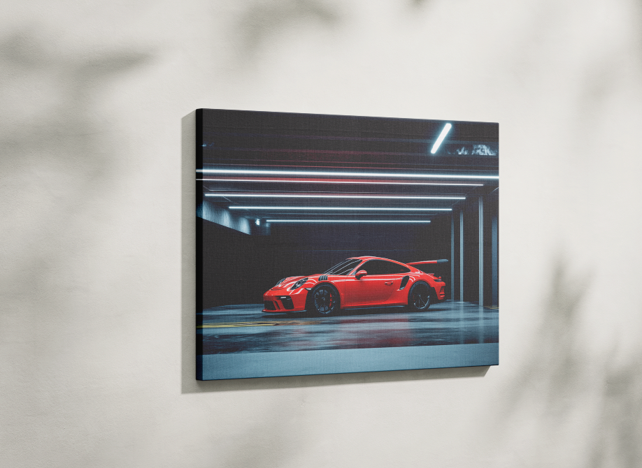 PORSCHE CAR WALL ART