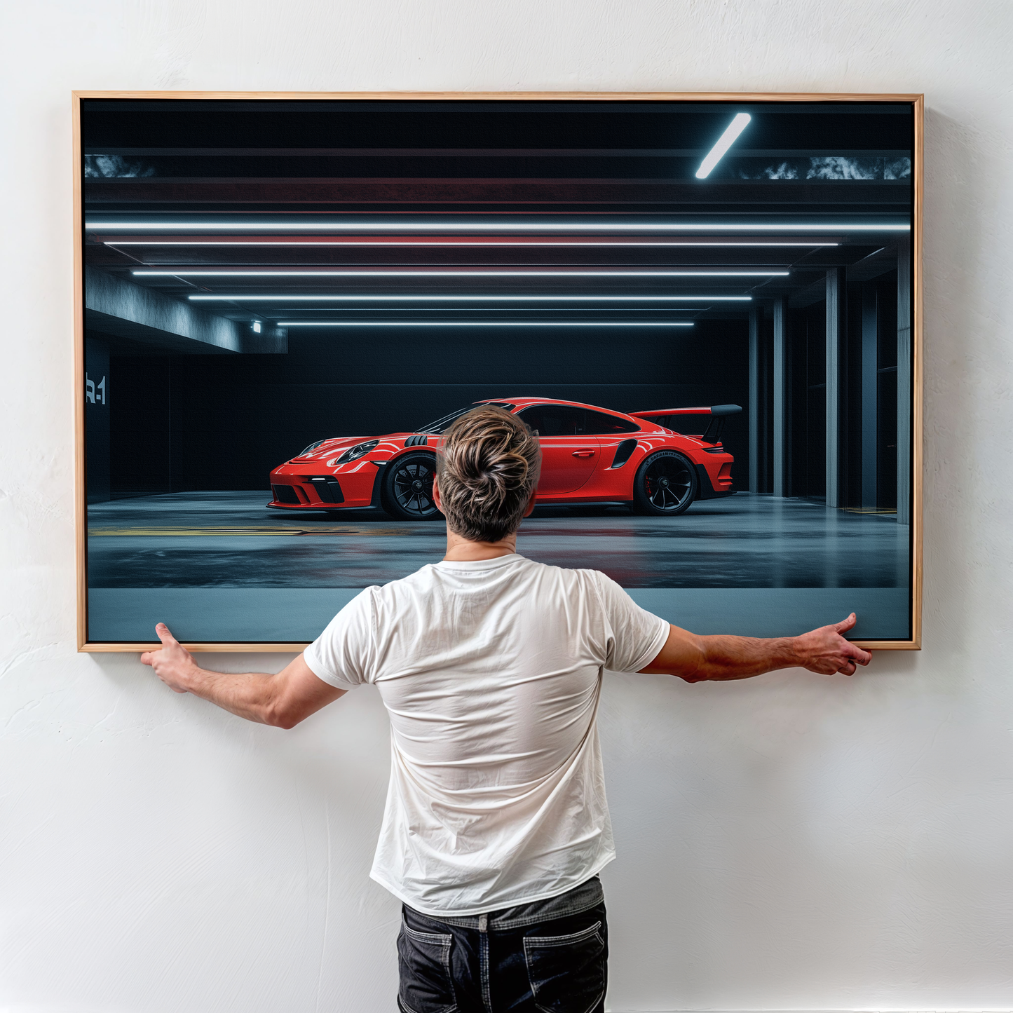 PORSCHE CAR WALL ART