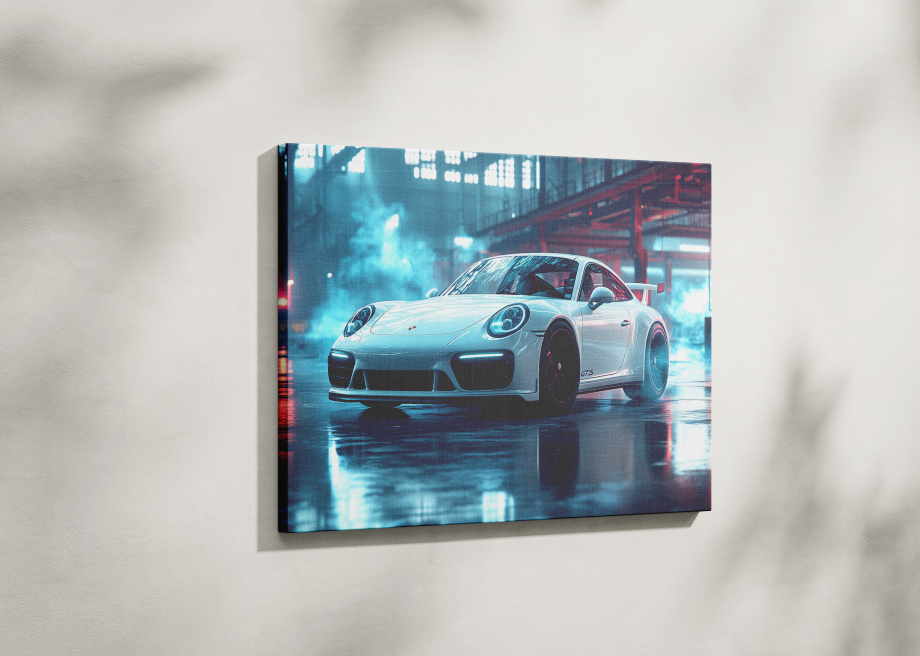 PORSCHE CAR WALL ART