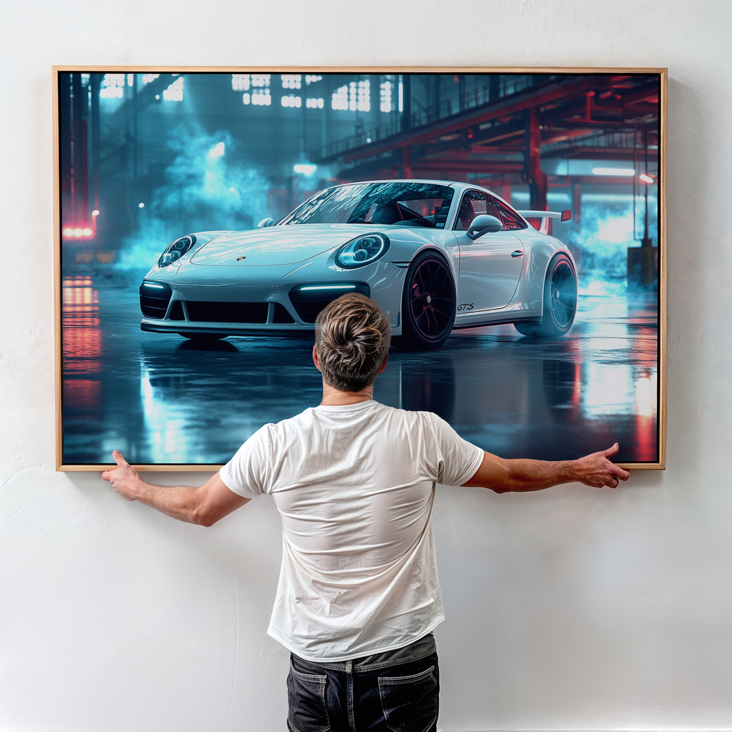 PORSCHE CAR WALL ART