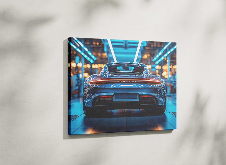 PORSCHE CAR WALL ART