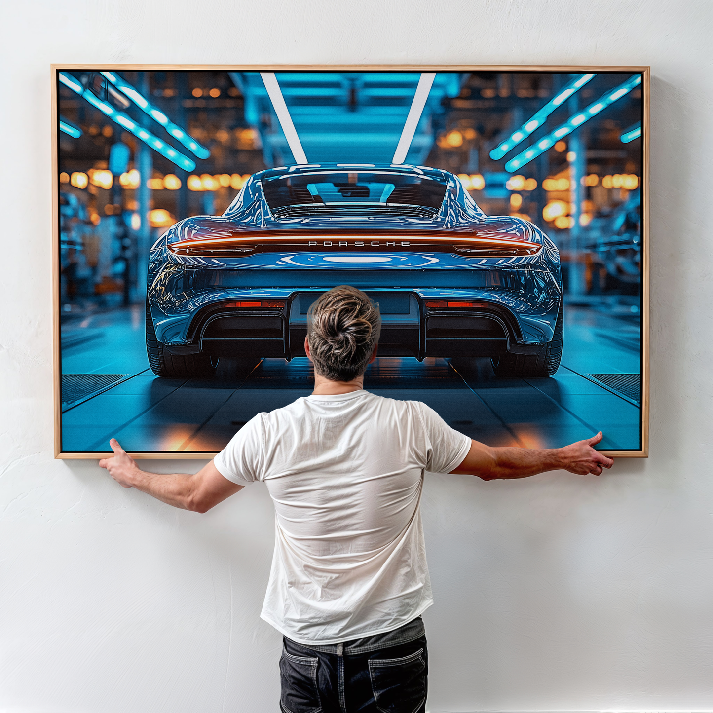 PORSCHE CAR WALL ART