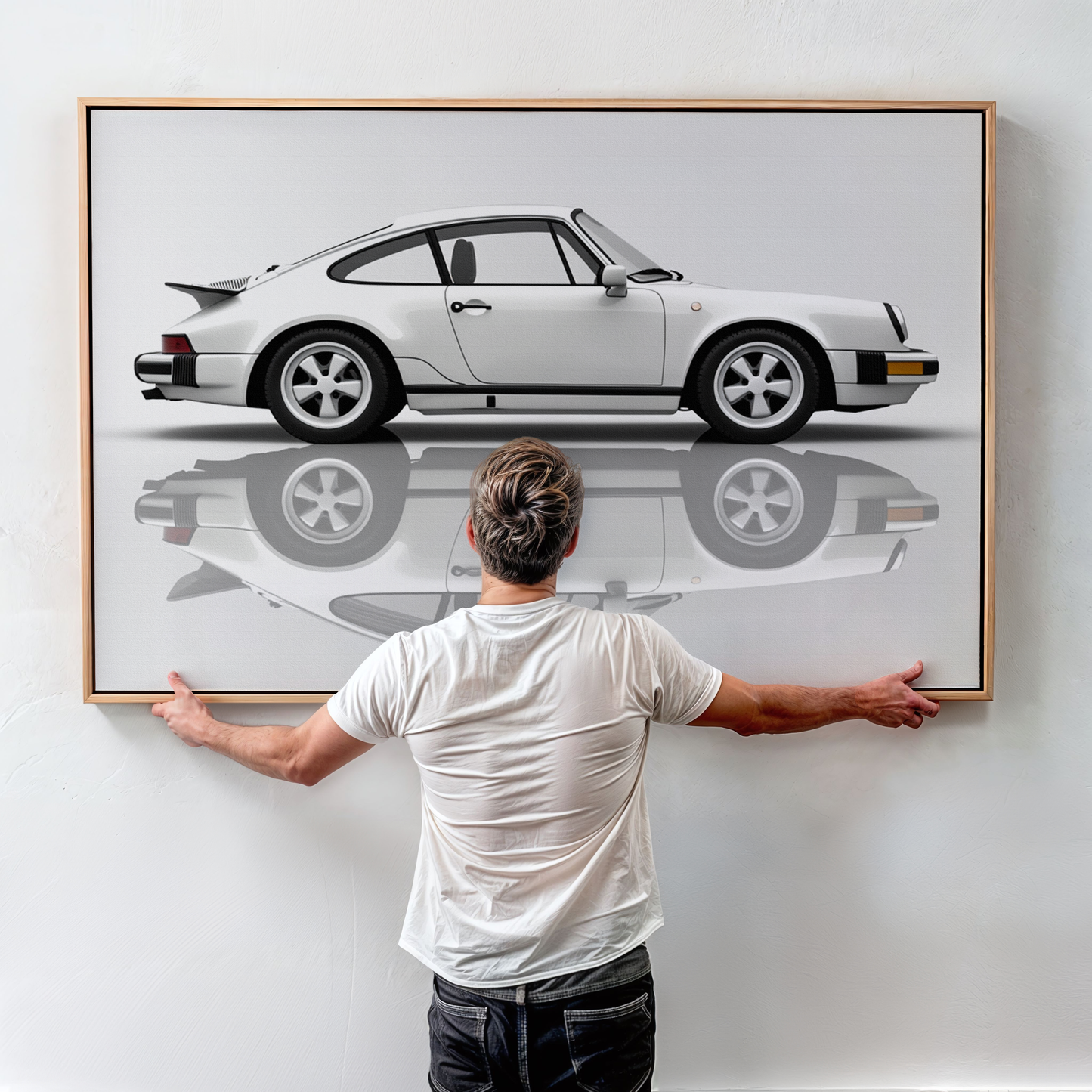 PORSCHE CAR WALL ART