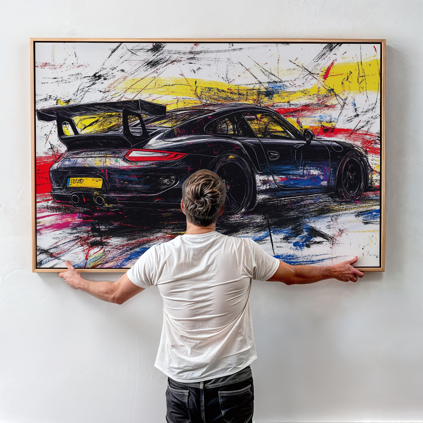 PORSCHE CAR WALL ART