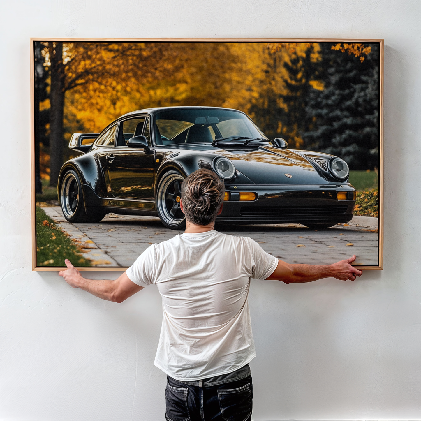 PORSCHE CAR WALL ART