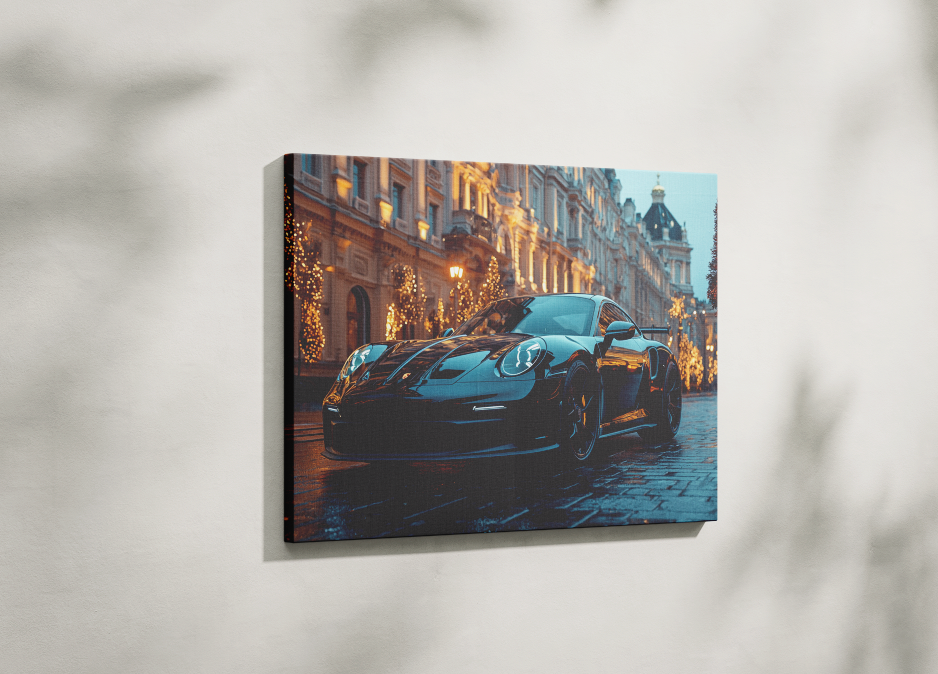 PORSCHE CAR WALL ART