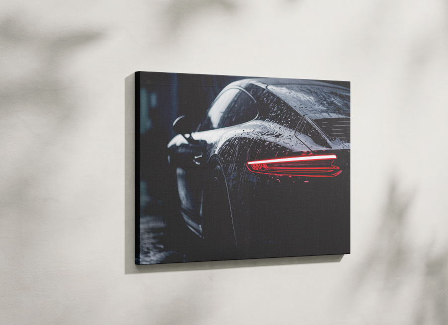 PORSCHE CAR WALL ART