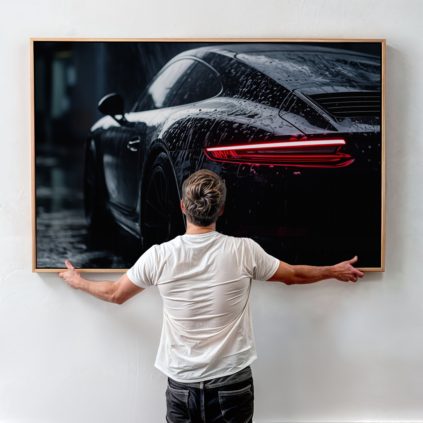 PORSCHE CAR WALL ART