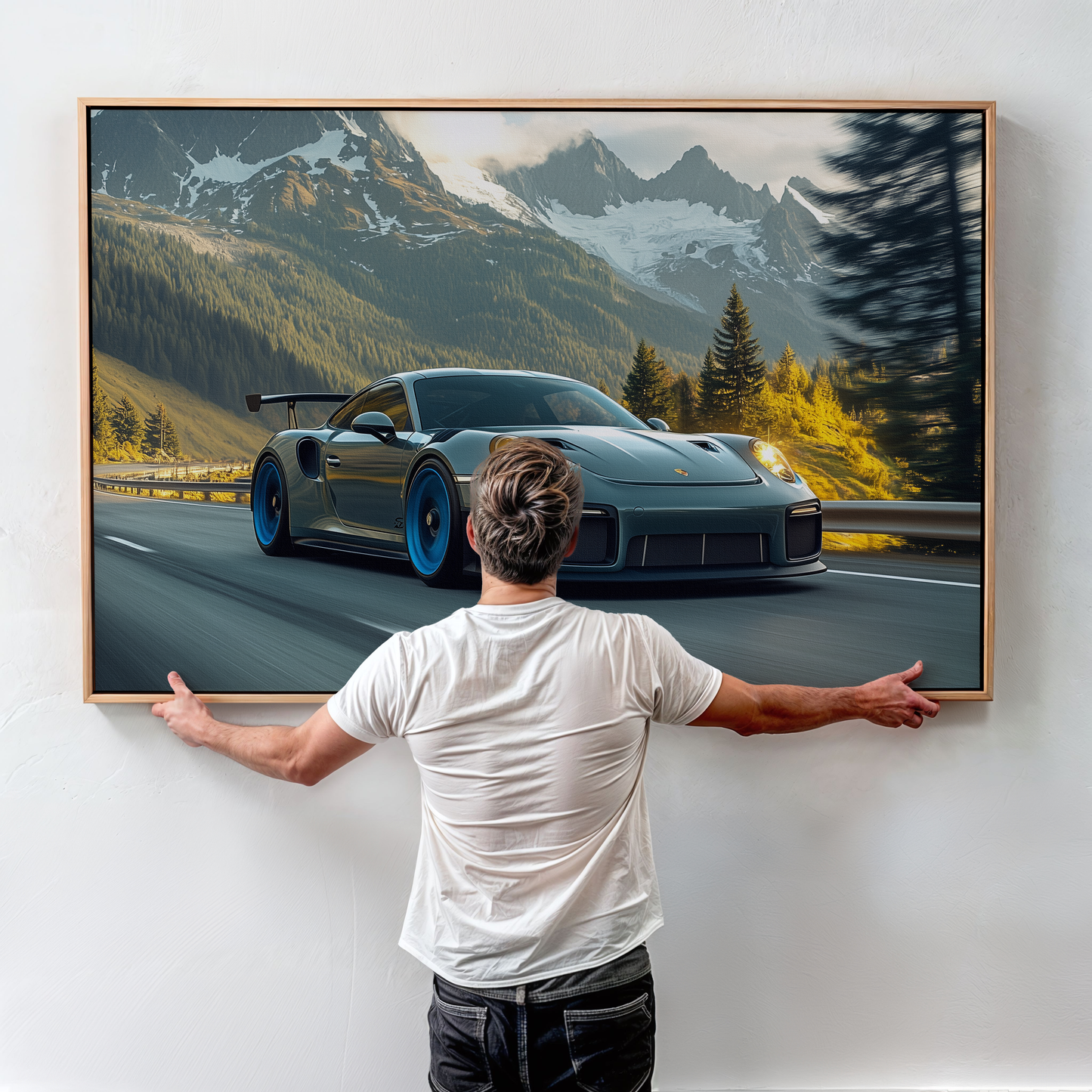 PORSCHE CAR WALL ART