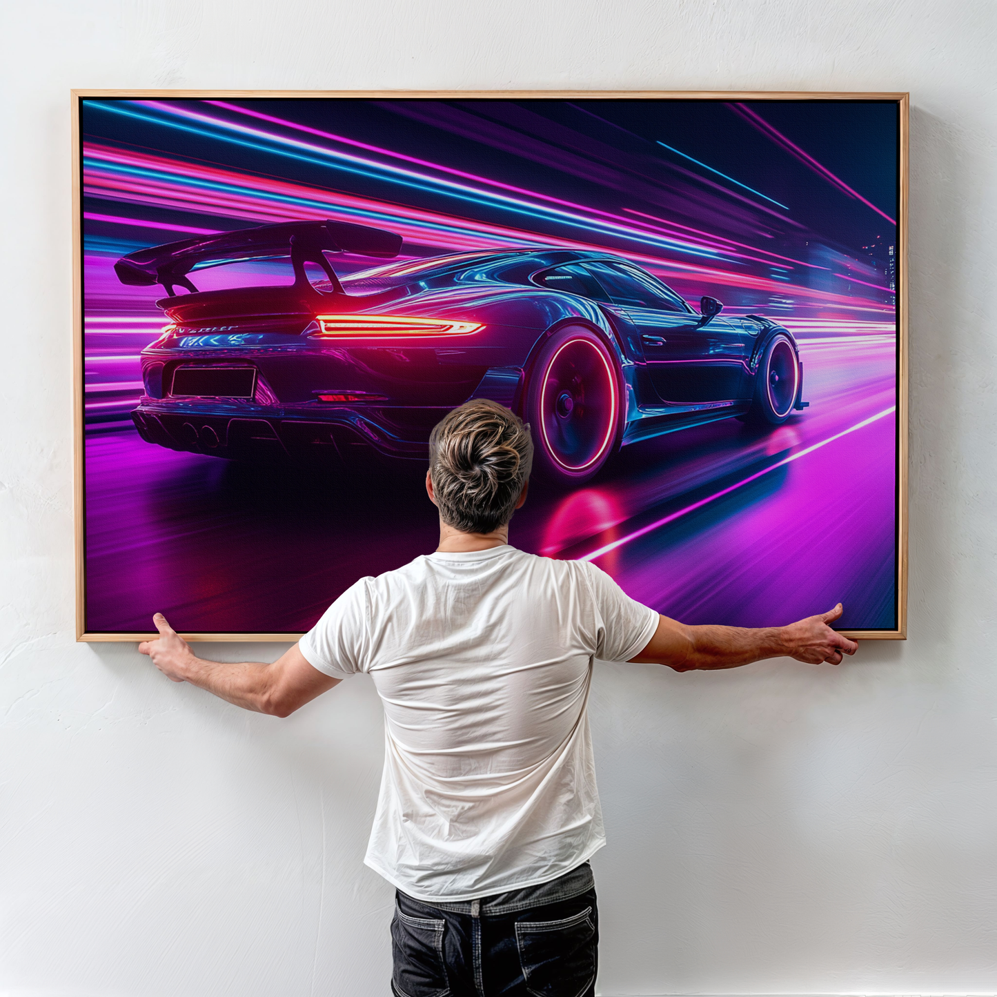 PORSCHE CAR WALL ART