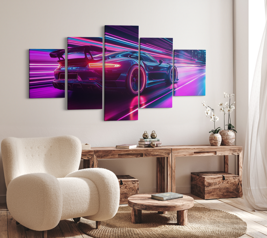 PORSCHE CAR WALL ART