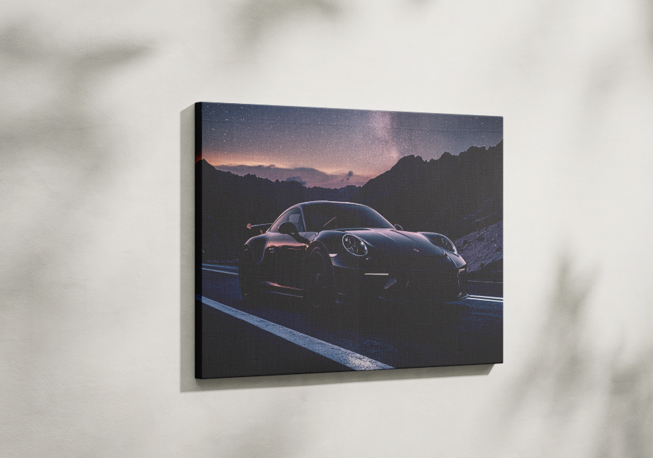 PORSCHE CAR WALL ART