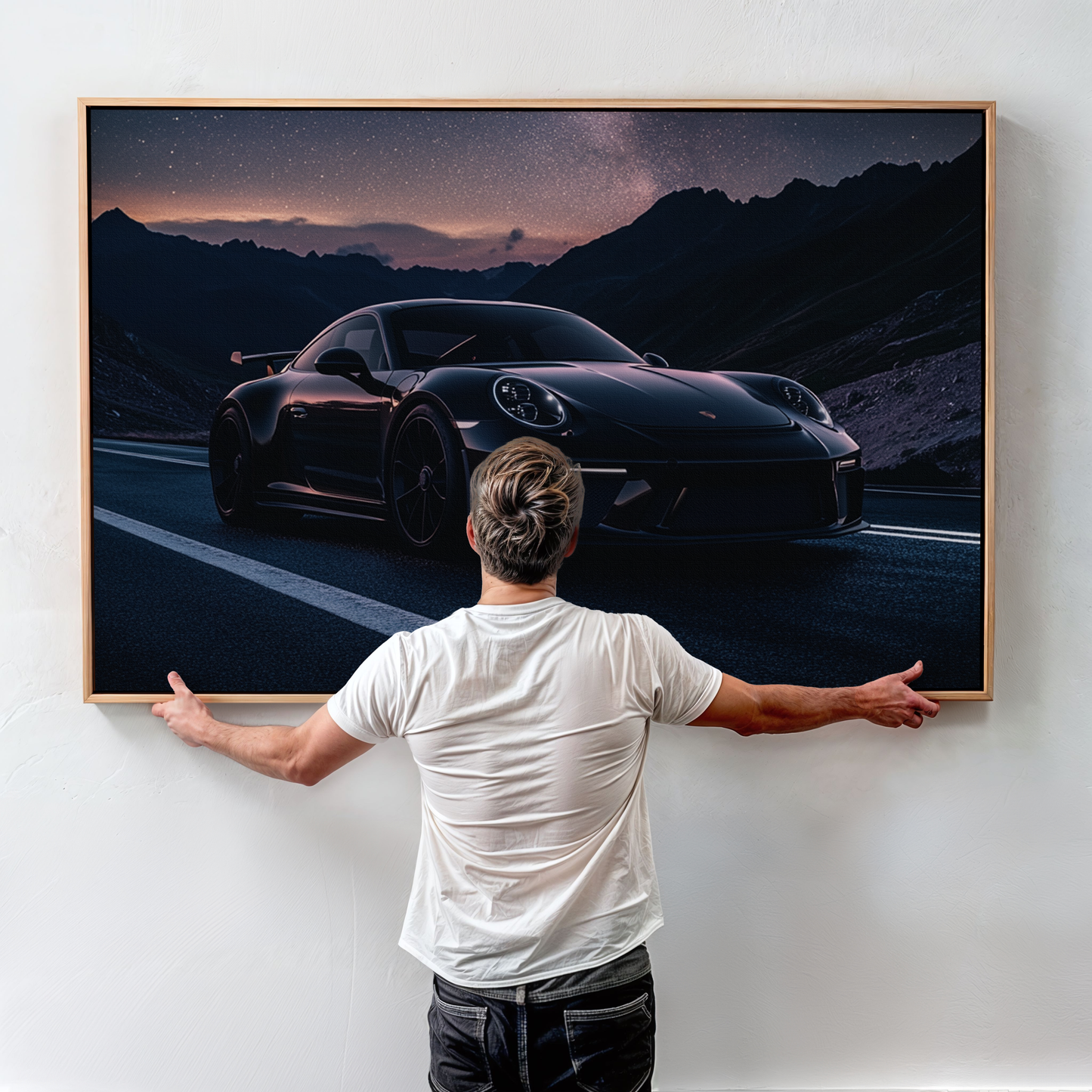 PORSCHE CAR WALL ART