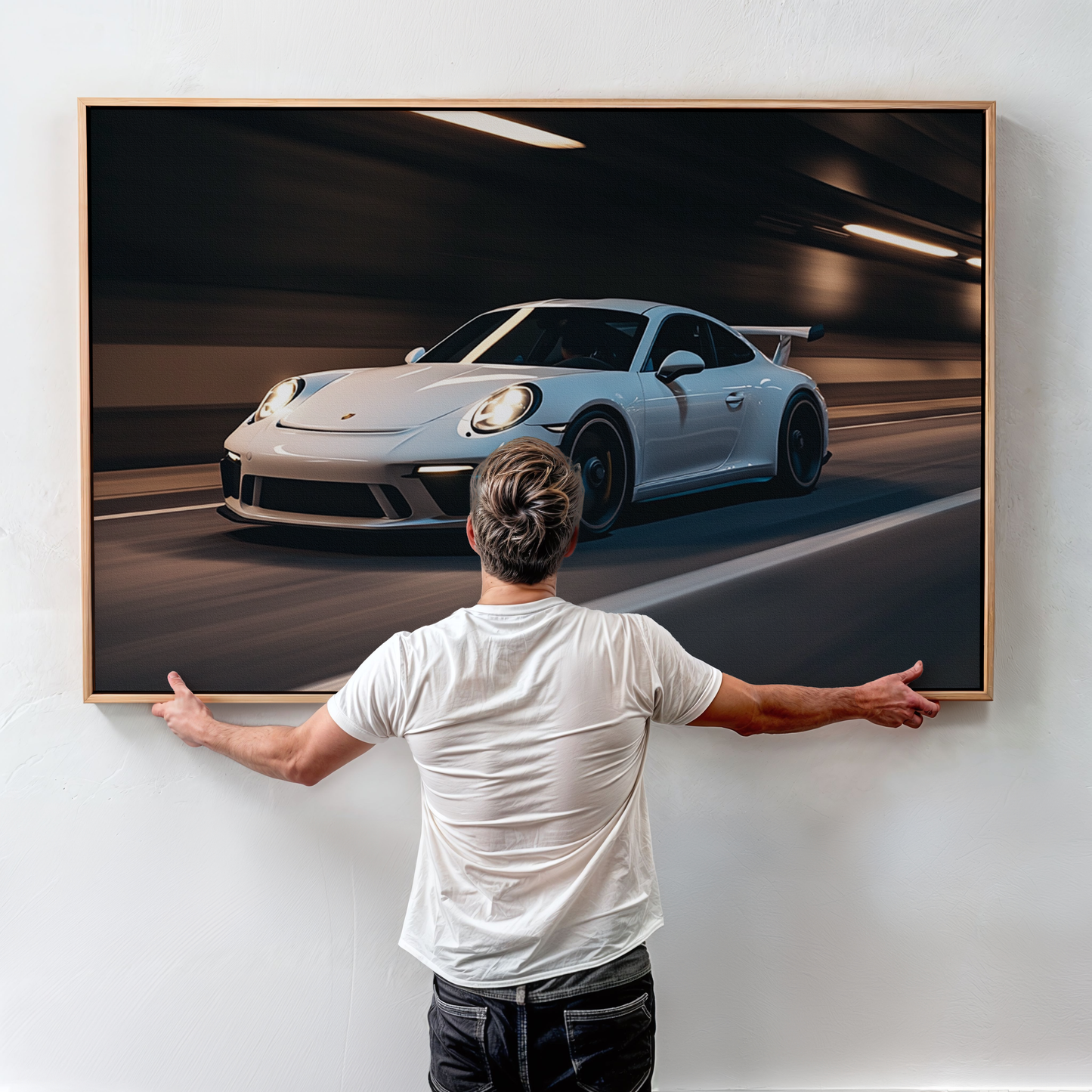 PORSCHE CAR WALL ART