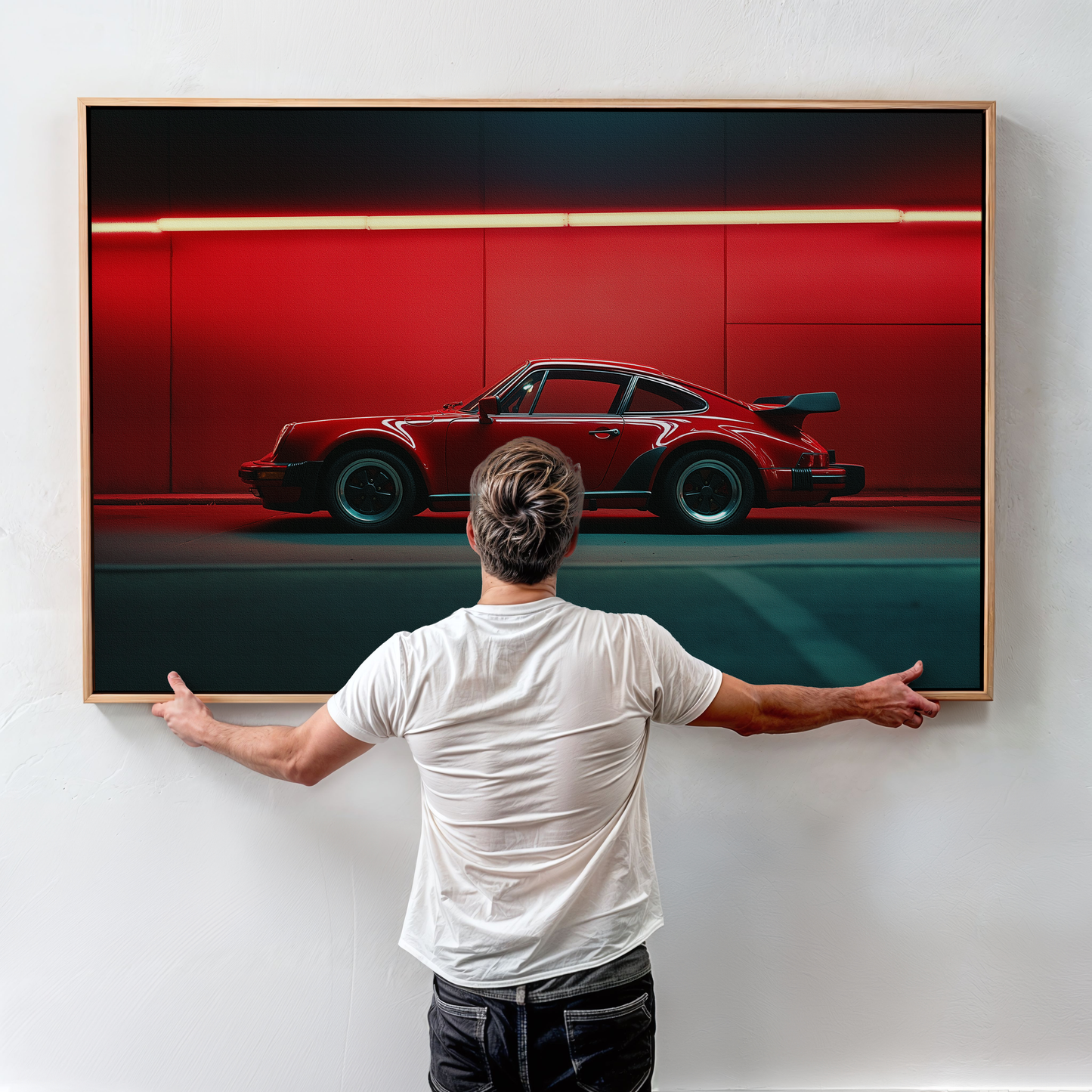 PORSCHE CAR WALL ART