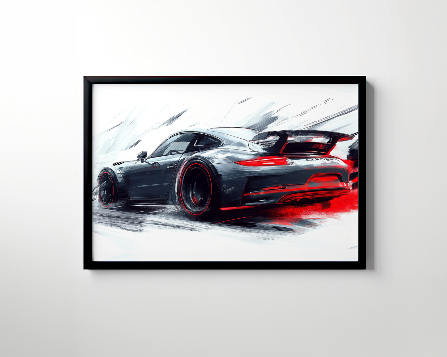 PORSCHE CAR WALL ART