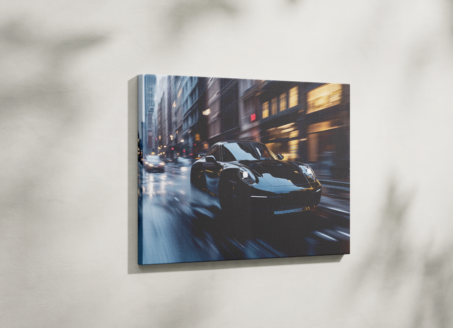 PORSCHE CAR WALL ART