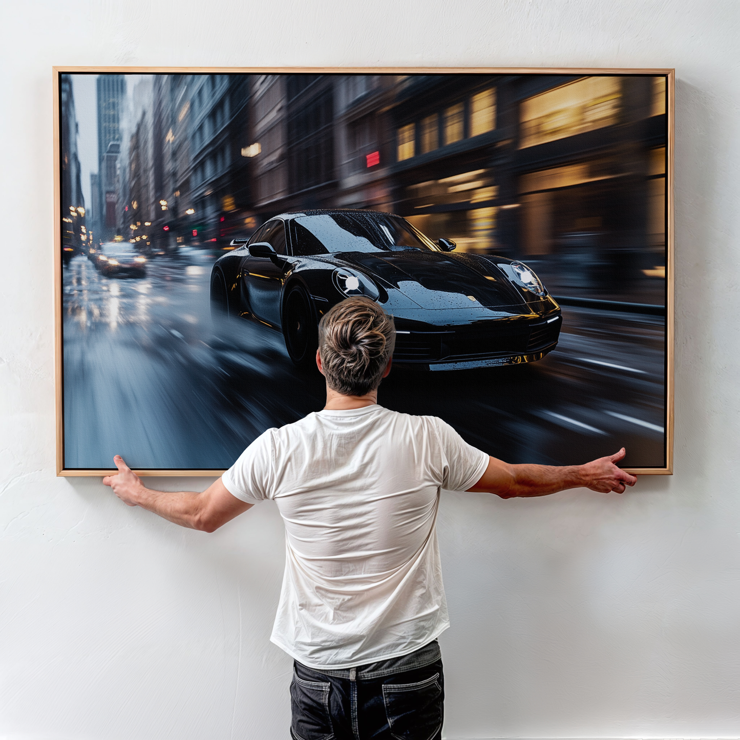 PORSCHE CAR WALL ART