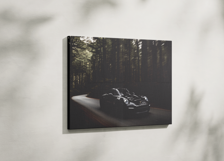 PORSCHE CAR WALL ART