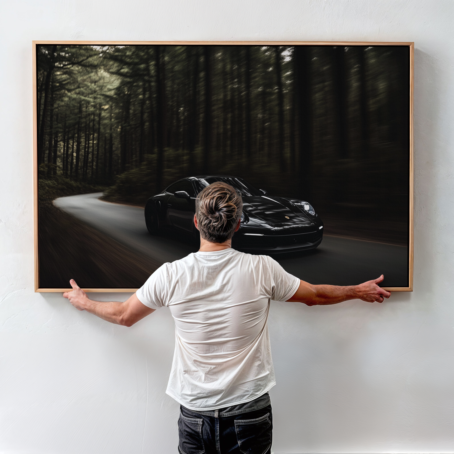 PORSCHE CAR WALL ART