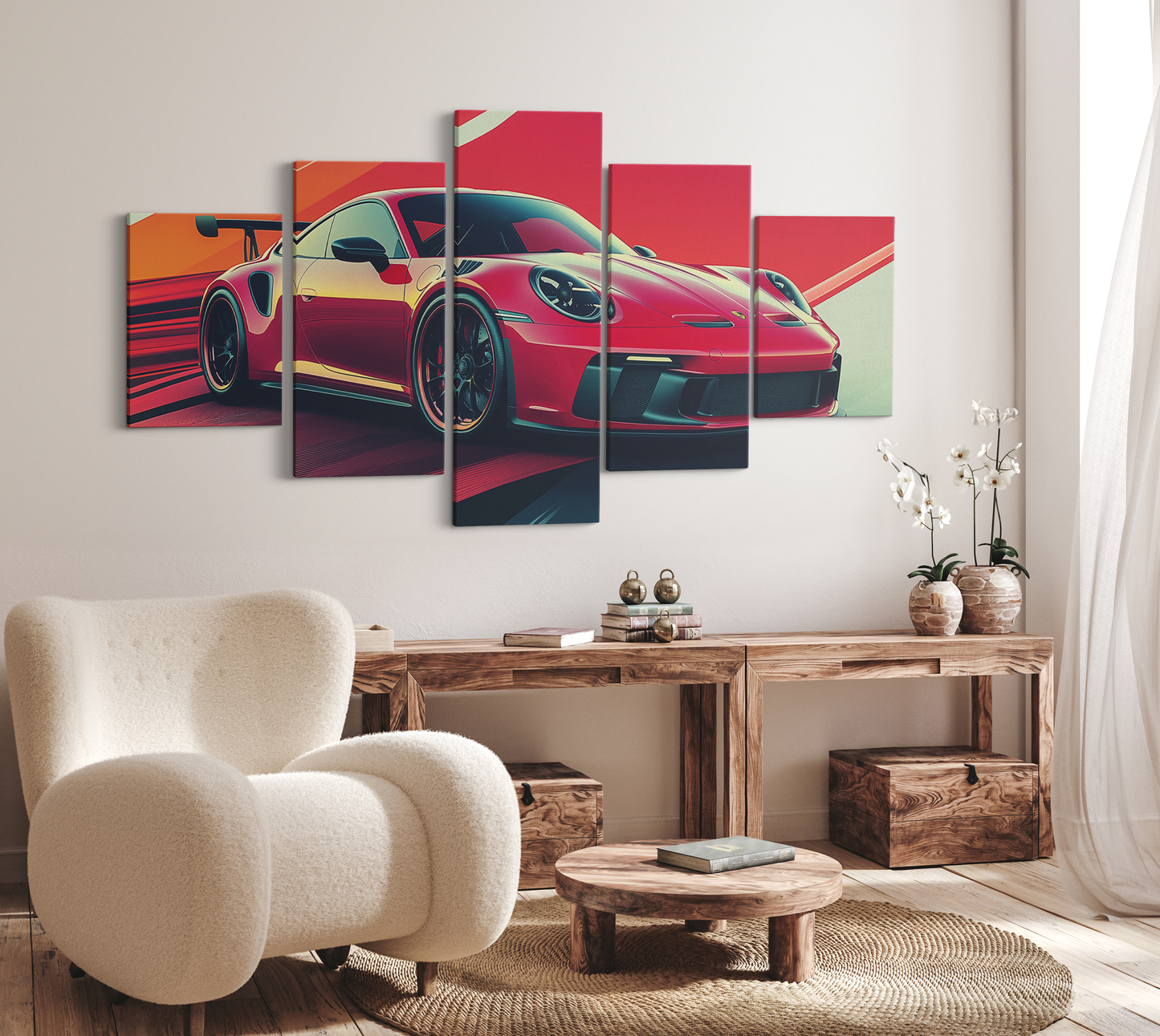 PORSCHE CAR WALL ART