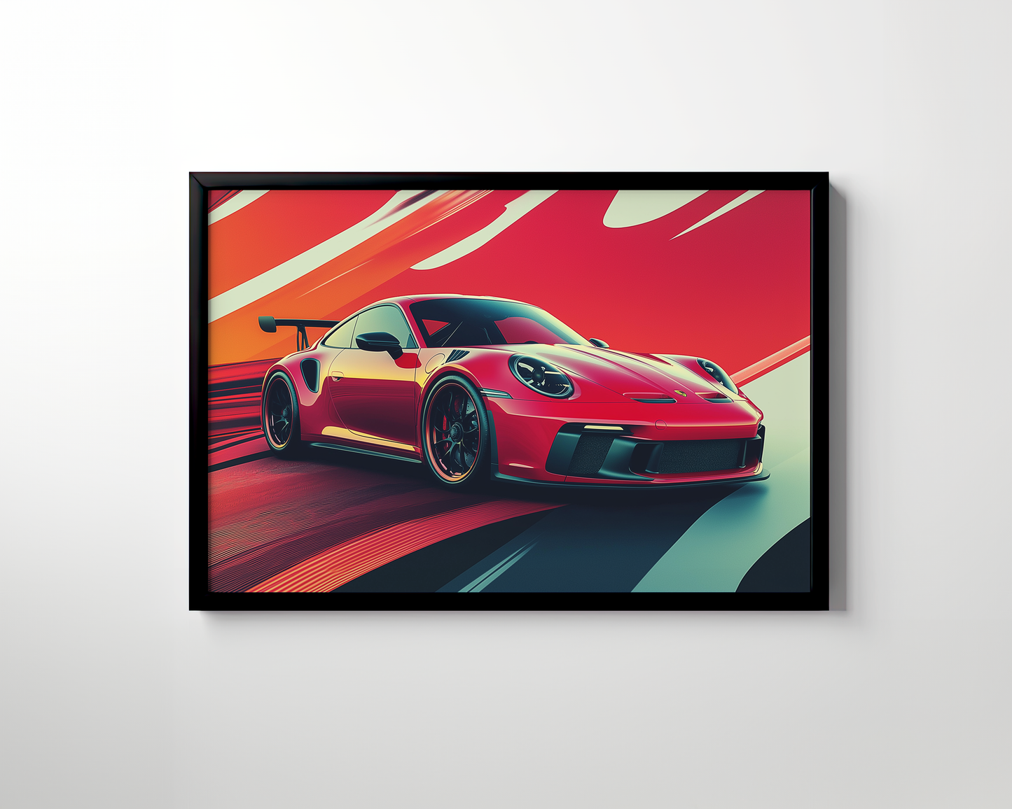 PORSCHE CAR WALL ART