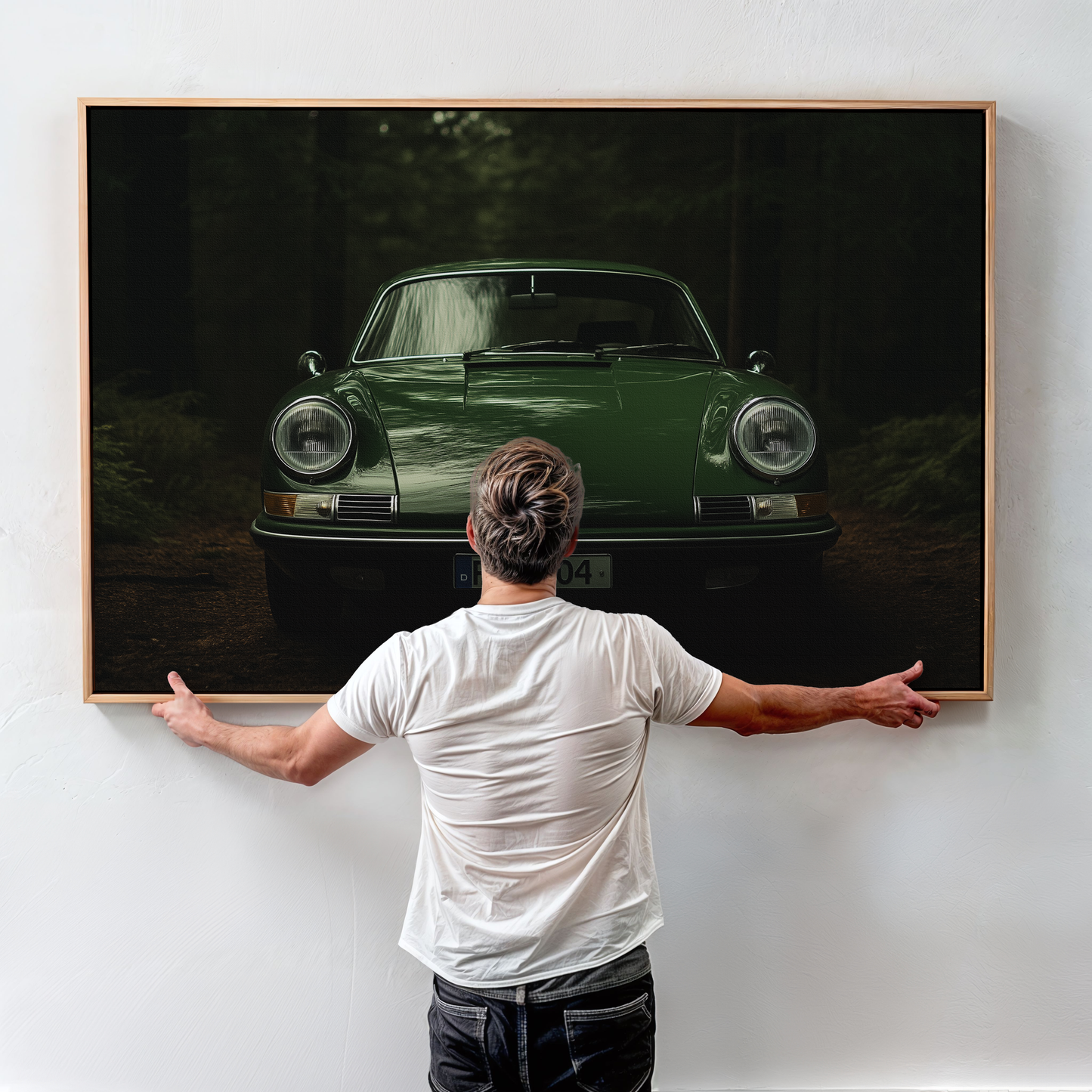 PORSCHE CAR WALL ART