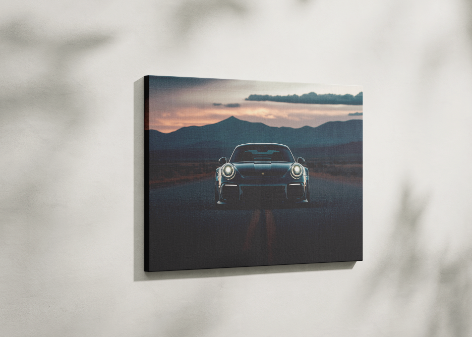 PORSCHE CAR WALL ART